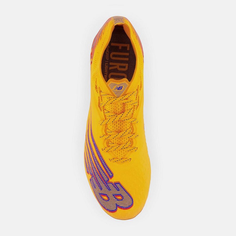 Botas de Futbol New Balance Furon v6+ Pro FG Mujer Amarillo | EC 2518HK