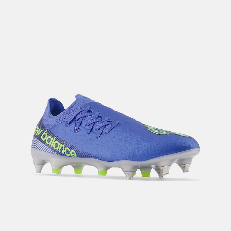 Botas de Futbol New Balance Furon v7 Pro SG Mujer Azules | EC 2525OR