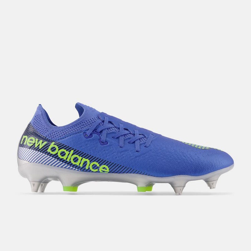Botas de Futbol New Balance Furon v7 Pro SG Mujer Azules | EC 2525OR