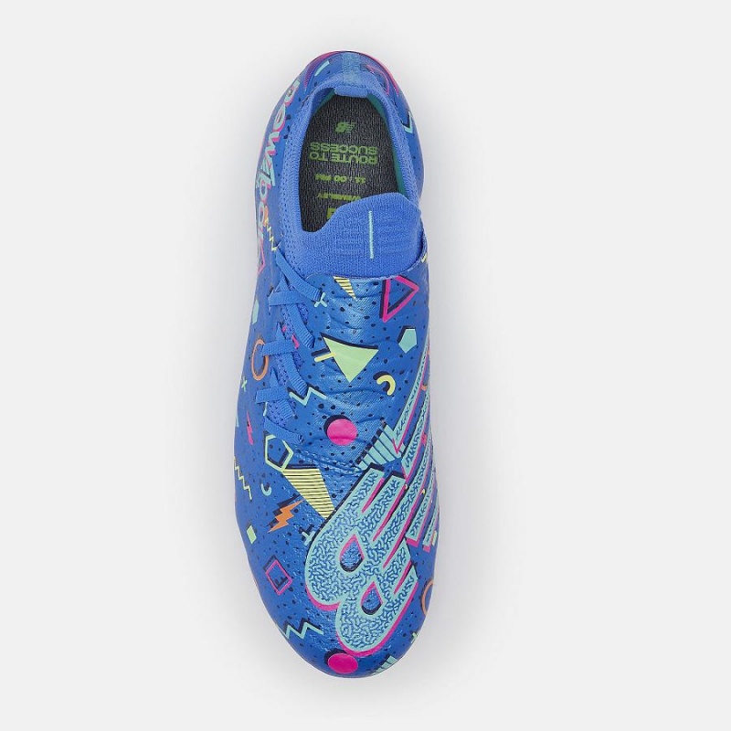 Botas de Futbol New Balance Raheem Sterling Furon v7 Pro FG Route to Success Mujer Azules | EC 2526IS