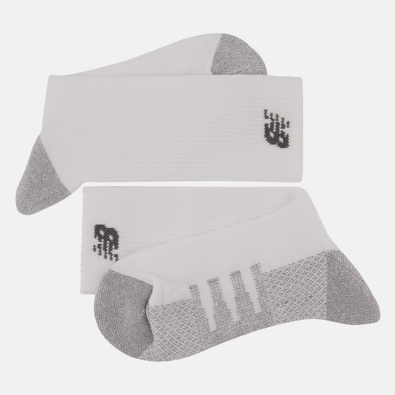 Calcetines New Balance Coolmax Crew 2 Pack Mujer Blancas | EC 2028EX