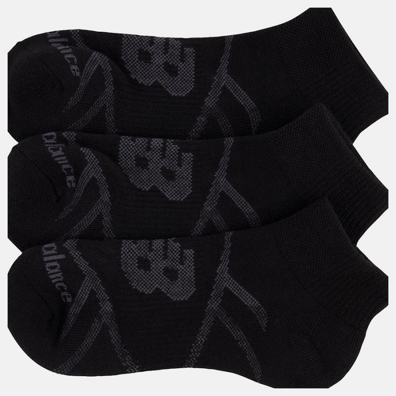 Calcetines New Balance Performance Ankle 3 Pack Niños Negras | EC 1027HK