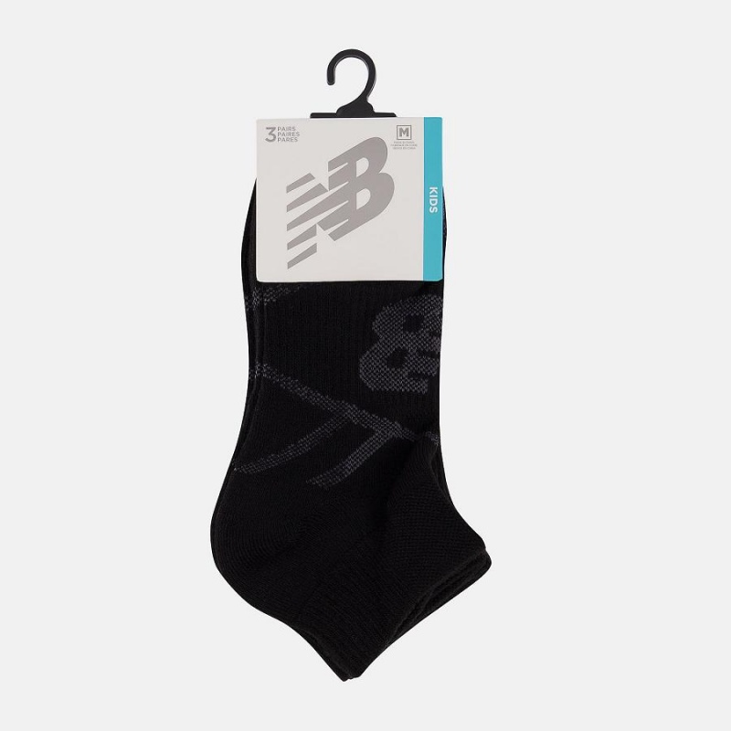 Calcetines New Balance Performance Ankle 3 Pack Niños Negras | EC 1027HK
