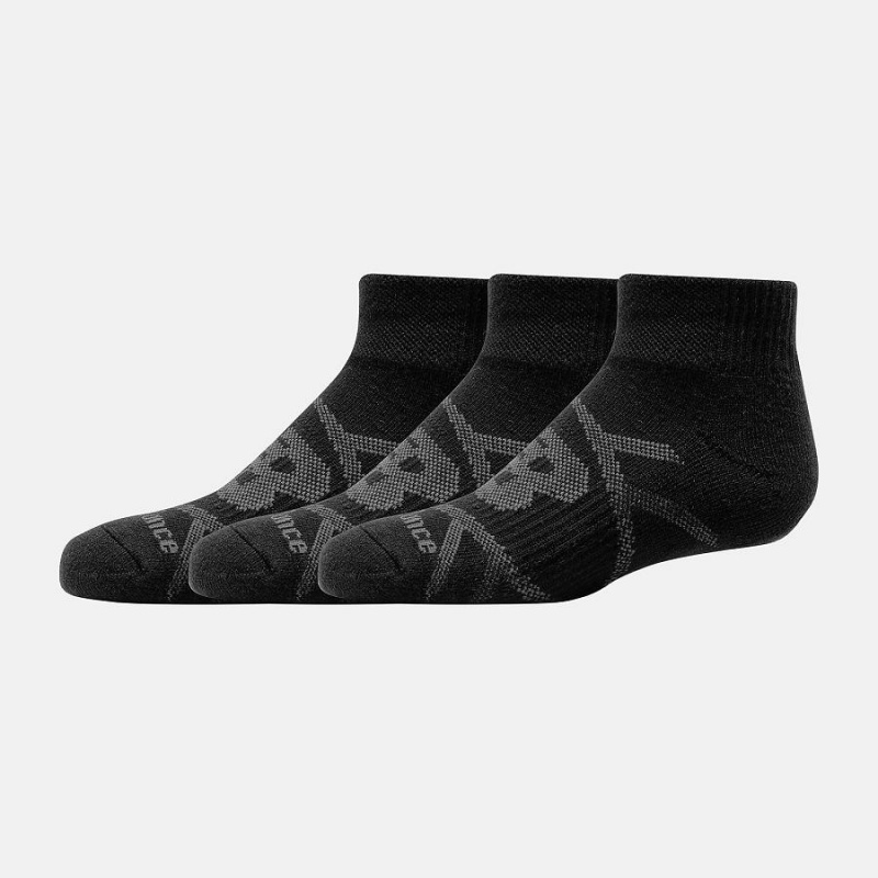 Calcetines New Balance Performance Ankle 3 Pack Niños Negras | EC 1027HK