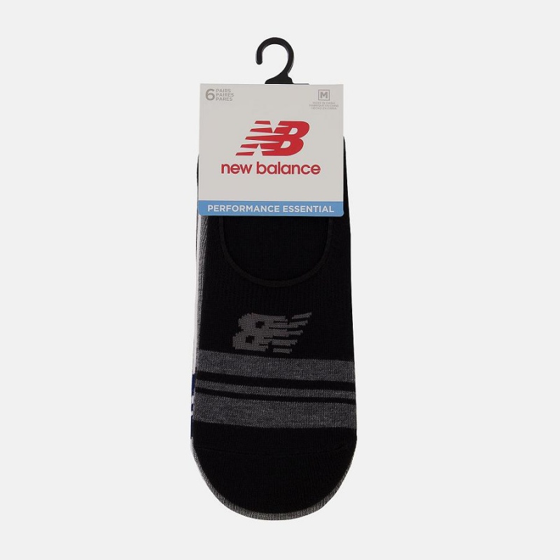 Calcetines New Balance Ultra Low No Show 6 Pack Hombre Gris Oscuro | EC 1296NB