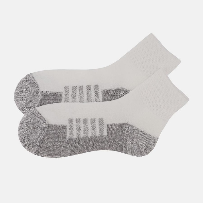 Calcetines New Balance X-Wide Wellness Ankle 1 Pair Hombre Blancas | EC 1298QZ