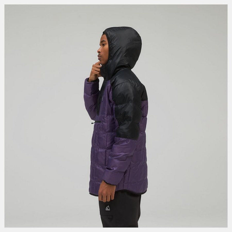 Chaquetas New Balance AT Iridescent Puffer Hombre Moradas | EC 1346VD