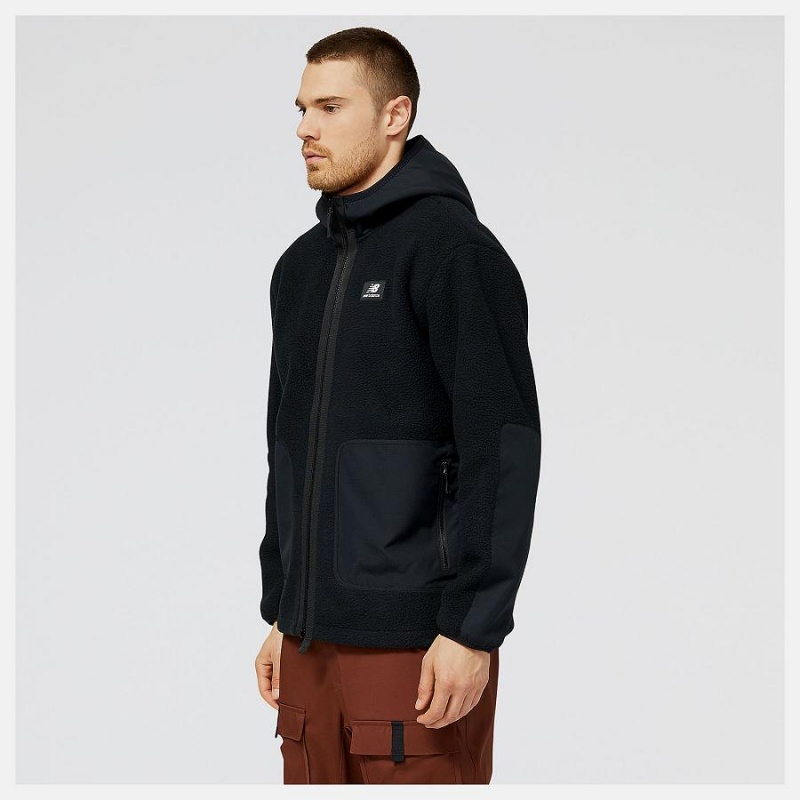 Chaquetas New Balance AT Season Hombre Negras | EC 1348NB