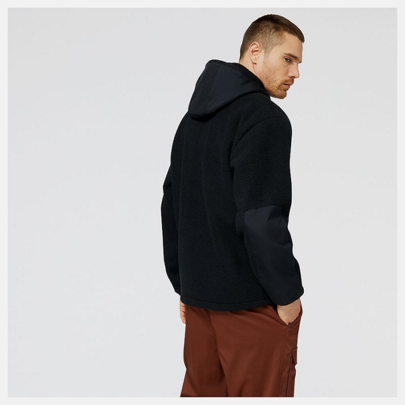 Chaquetas New Balance AT Season Hombre Negras | EC 1348NB