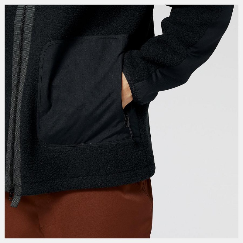 Chaquetas New Balance AT Season Hombre Negras | EC 1348NB