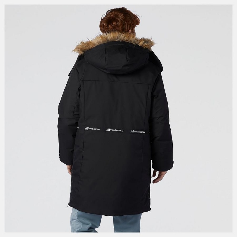 Chaquetas New Balance Athletics Utility Down Parka Hombre Negras | EC 1351WY