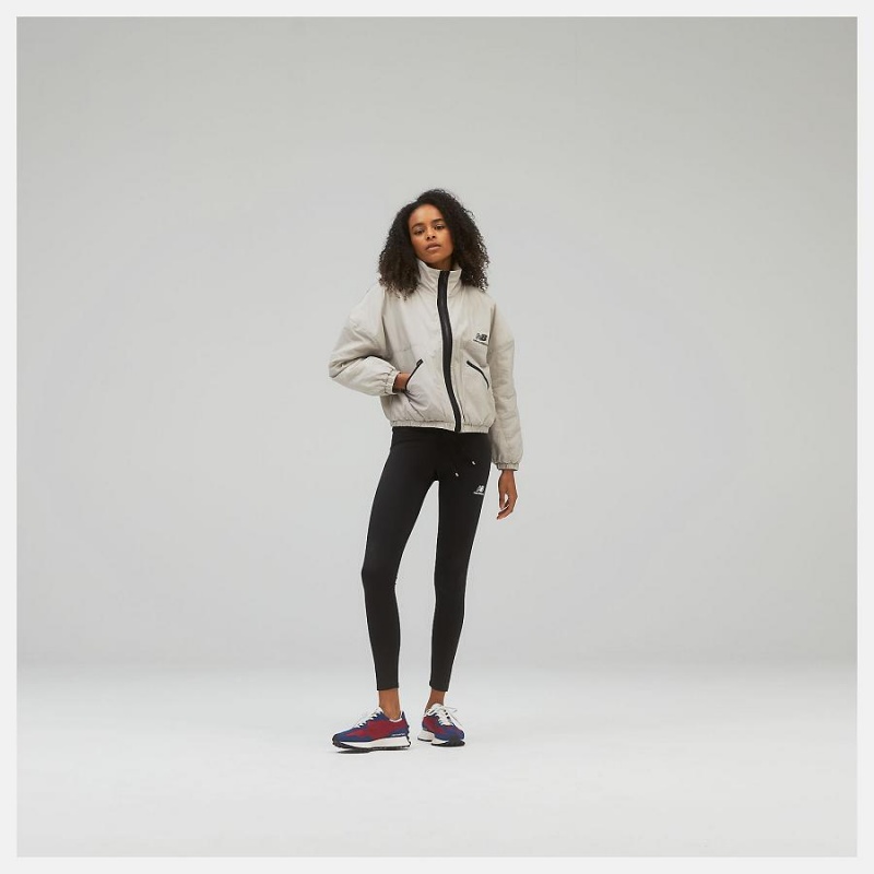 Chaquetas New Balance Athletics Winterized Mujer Beige | EC 2062AP