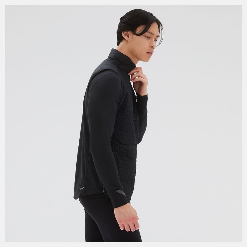 Chaquetas New Balance Heat Grid Hombre Negras | EC 1354TV