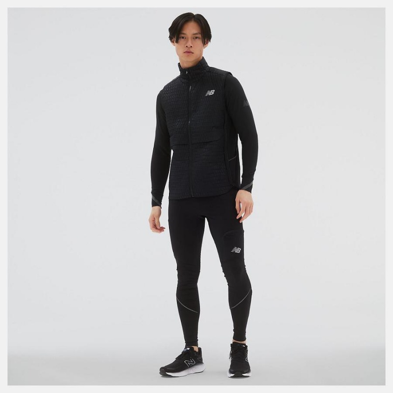 Chaquetas New Balance Heat Grid Hombre Negras | EC 1354TV