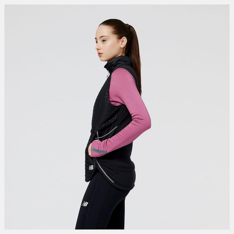 Chaquetas New Balance Heat Grid Mujer Negras | EC 2065FM