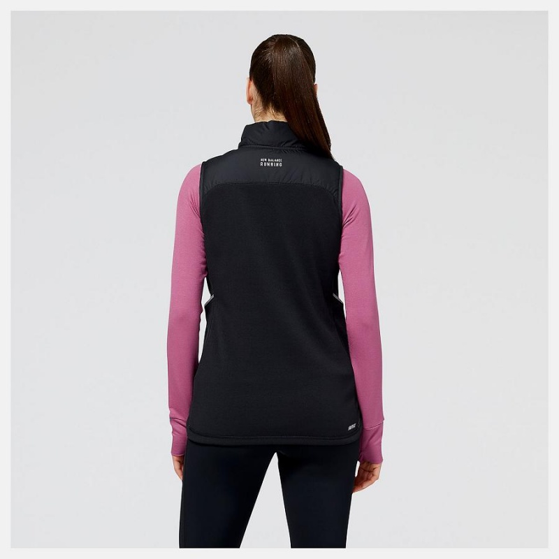 Chaquetas New Balance Heat Grid Mujer Negras | EC 2065FM