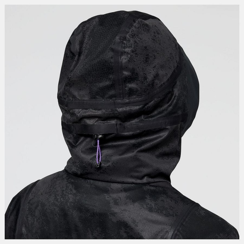 Chaquetas New Balance Impact Run AT Waterproof Mujer Negras | EC 2067HK