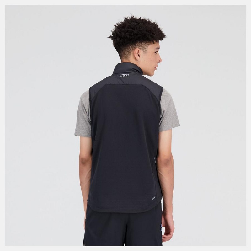Chaquetas New Balance NYC Marathon Heat Grid Hombre Negras | EC 1364GL