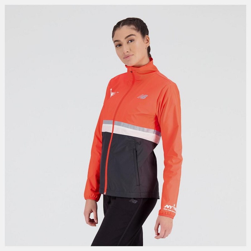 Chaquetas New Balance NYC Marathon Mujer Naranjas | EC 2072XF