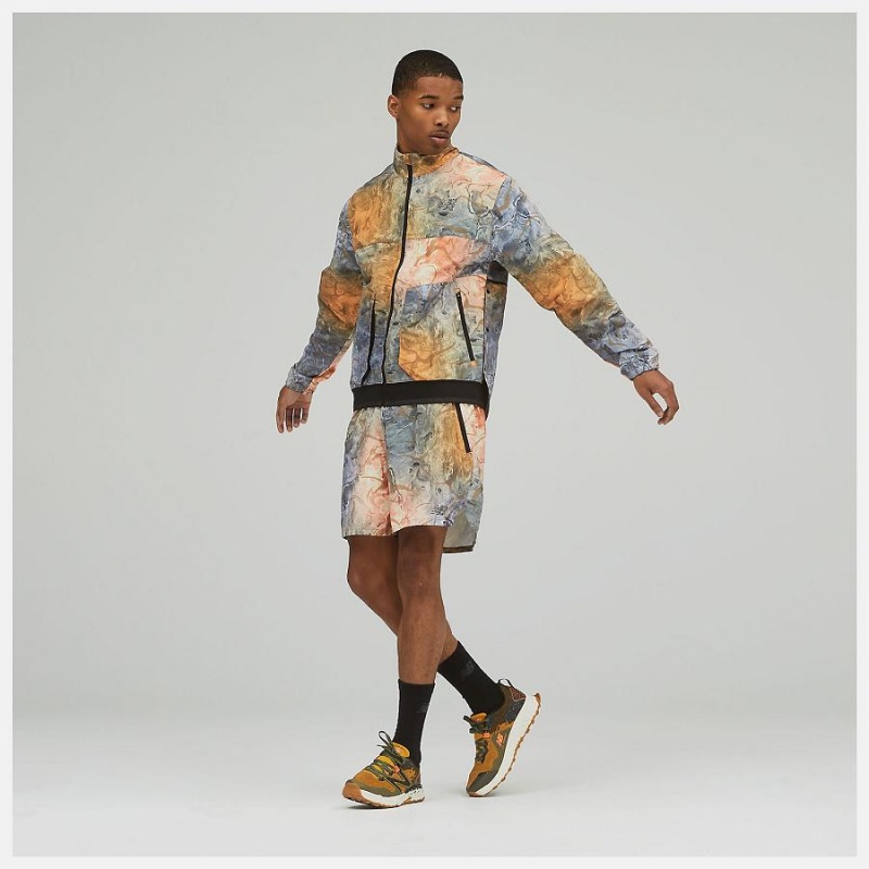 Chaquetas New Balance PMV Kimbia Hombre Multicolor | EC 1370XF