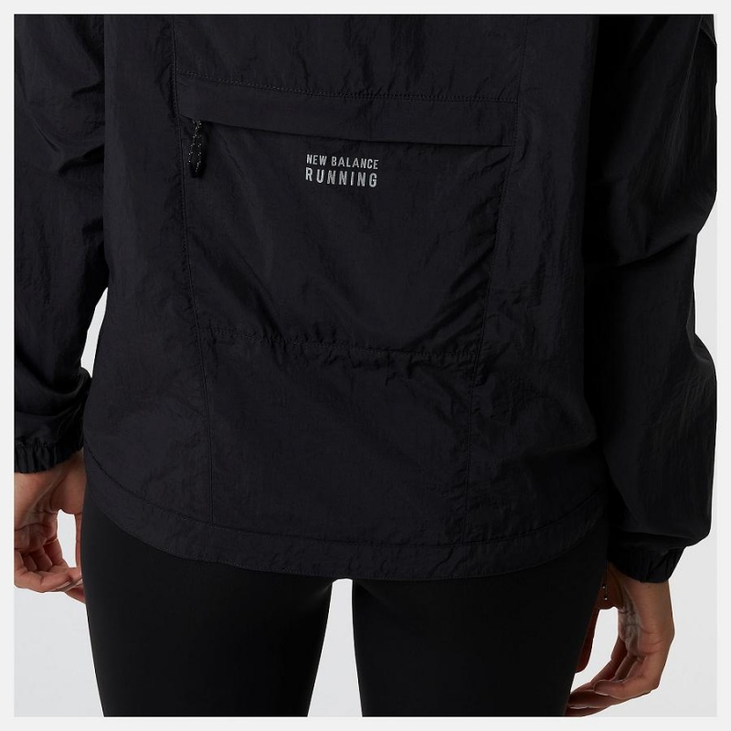 Chaquetas New Balance Run For Life Impact Run Mujer Negras | EC 2085IS