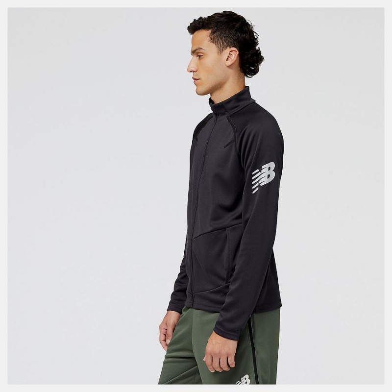 Chaquetas New Balance Tenacity Football Training Track Hombre Negras | EC 1375MA