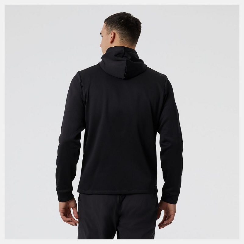 Chaquetas New Balance Tenacity Performance Fleece Full Zip Hombre Negras | EC 1376QZ