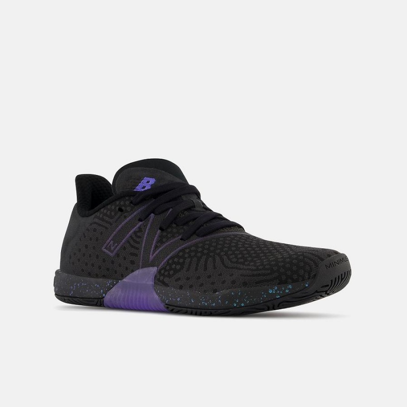 Cross Training Shoes New Balance MINIMUS TR Mujer Negras Moradas | EC 2472PQ