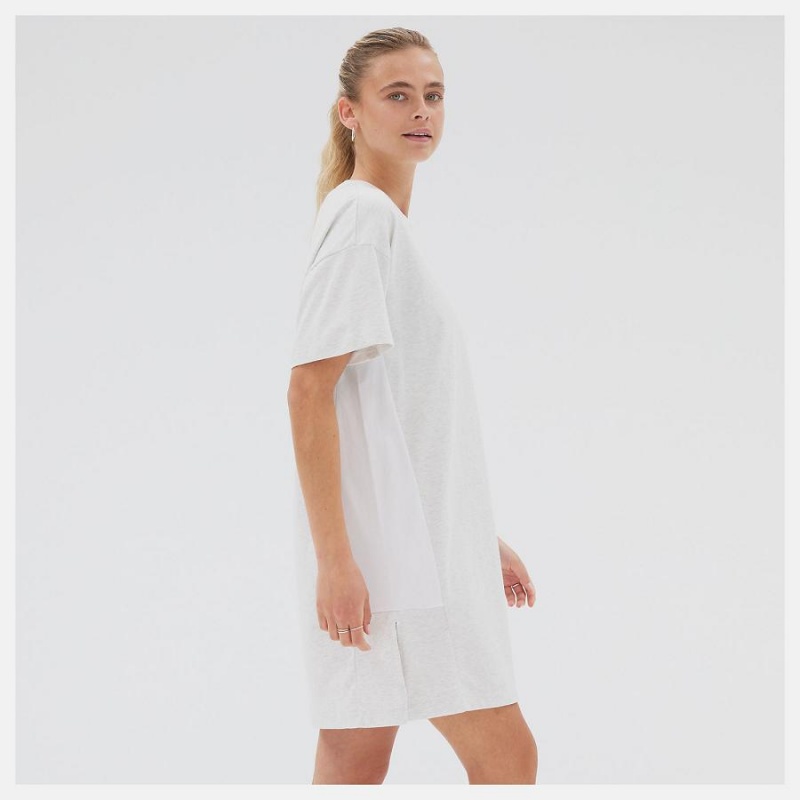 Falda New Balance Athletics Dress Mujer Blancas | EC 2157WY