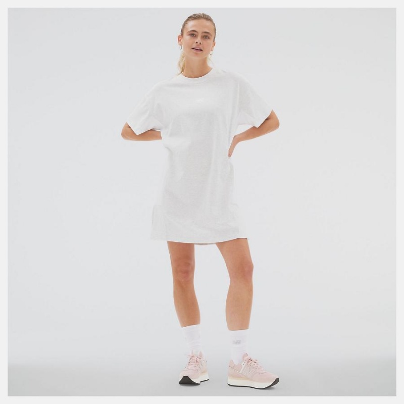 Falda New Balance Athletics Dress Mujer Blancas | EC 2157WY