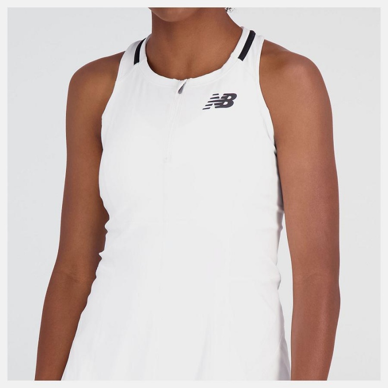 Falda New Balance Tournament Dress Mujer Blancas | EC 2160TV