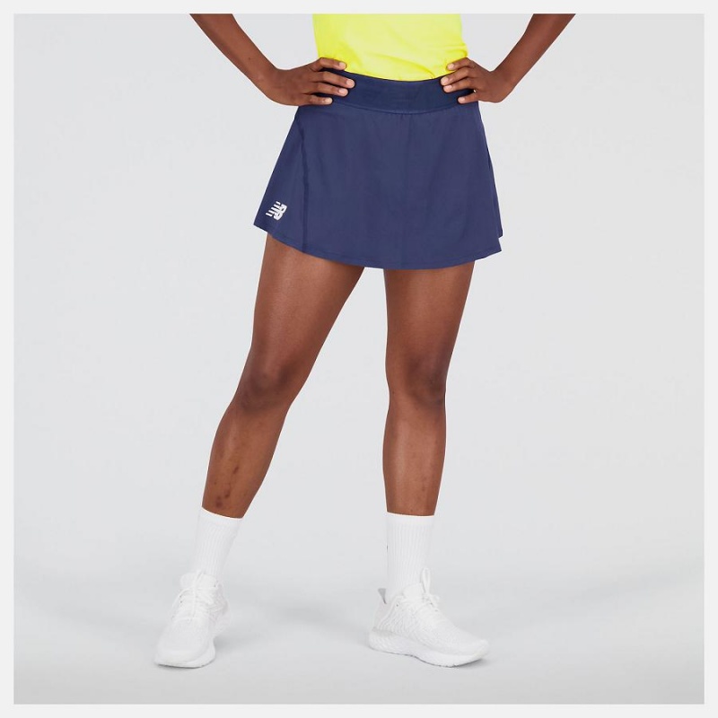 Falda New Balance Tournament Skort Mujer Azules | EC 2161YU