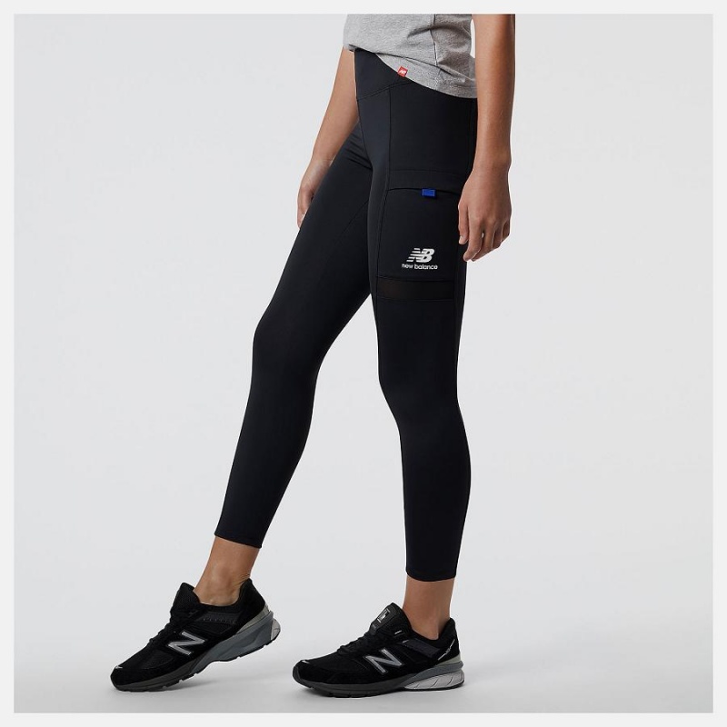 Pantalon New Balance AT Legging Mujer Azul Marino | EC 2090DN