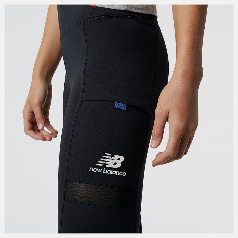 Pantalon New Balance AT Legging Mujer Azul Marino | EC 2090DN