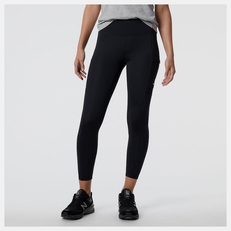 Pantalon New Balance AT Legging Mujer Azul Marino | EC 2090DN
