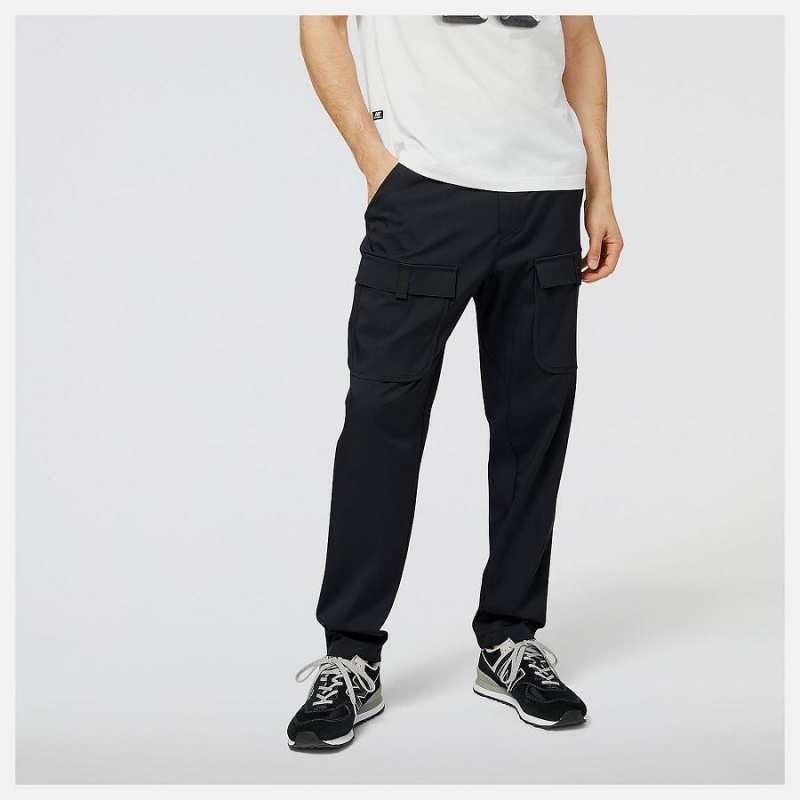 Pantalon New Balance AT Utility Cargo Hombre Negras | EC 1384OR