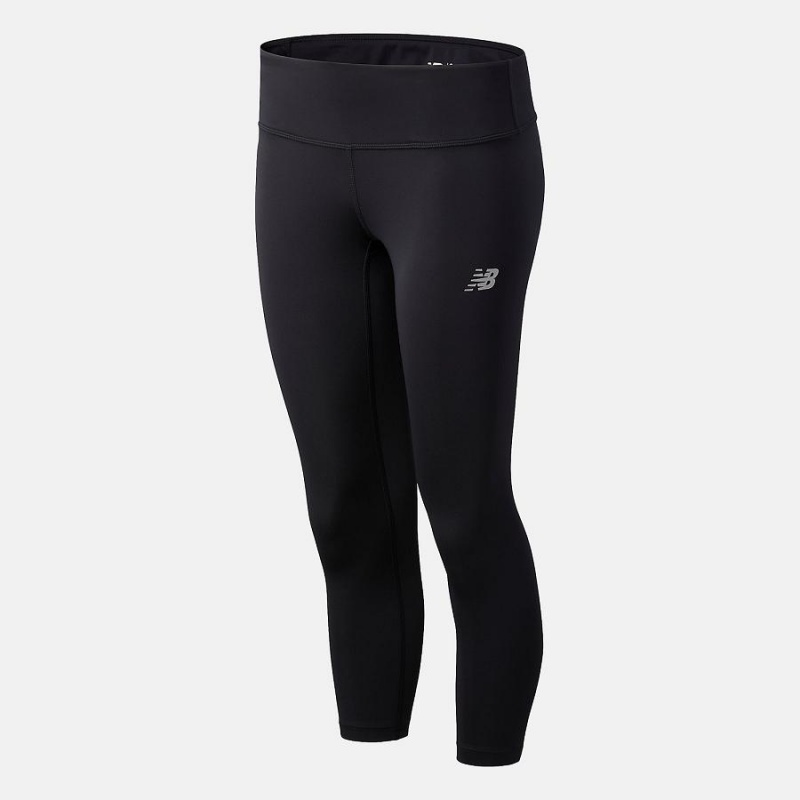 Pantalon New Balance Accelerate Capri Mujer Negras | EC 2086OR