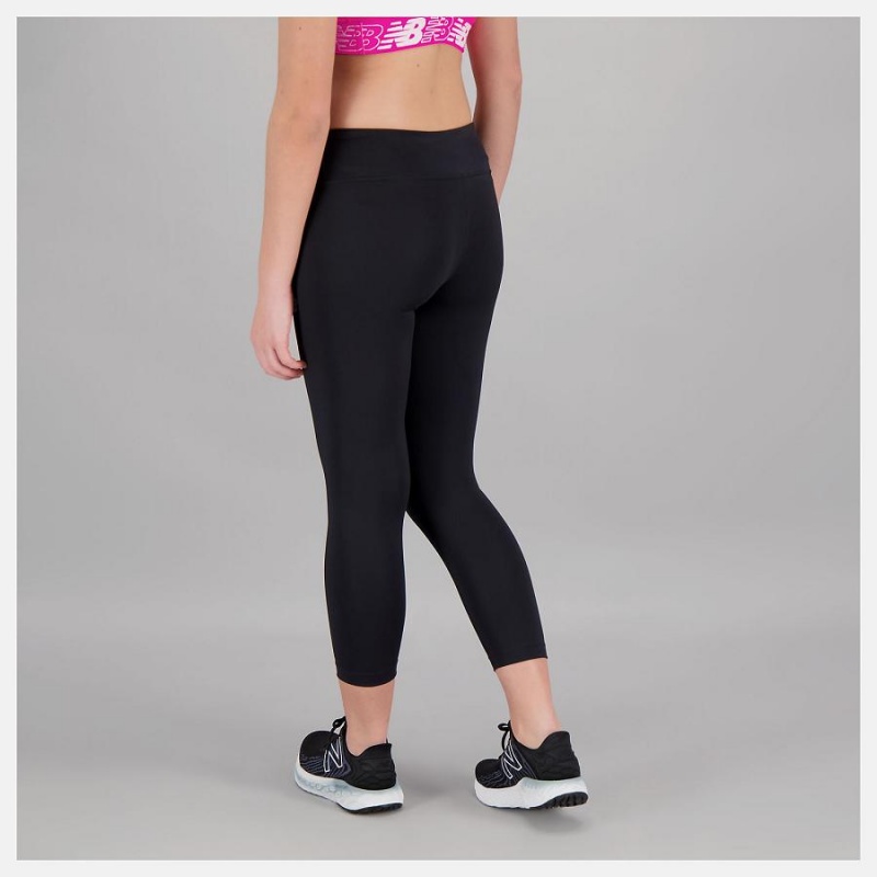 Pantalon New Balance Accelerate Capri Mujer Negras | EC 2086OR