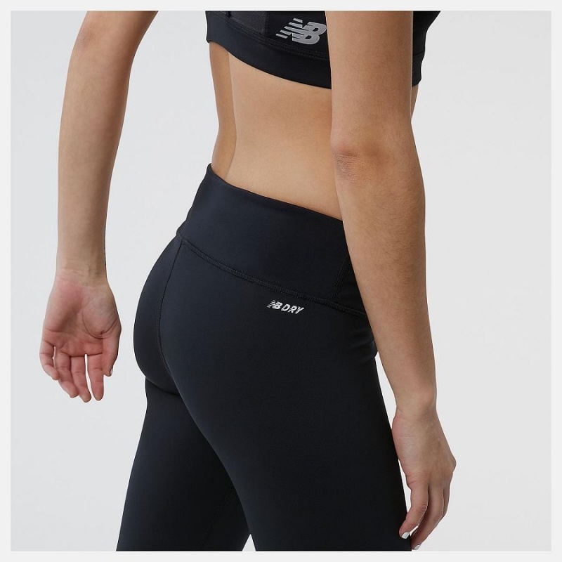 Pantalon New Balance Accelerate Capri Mujer Negras | EC 2086OR