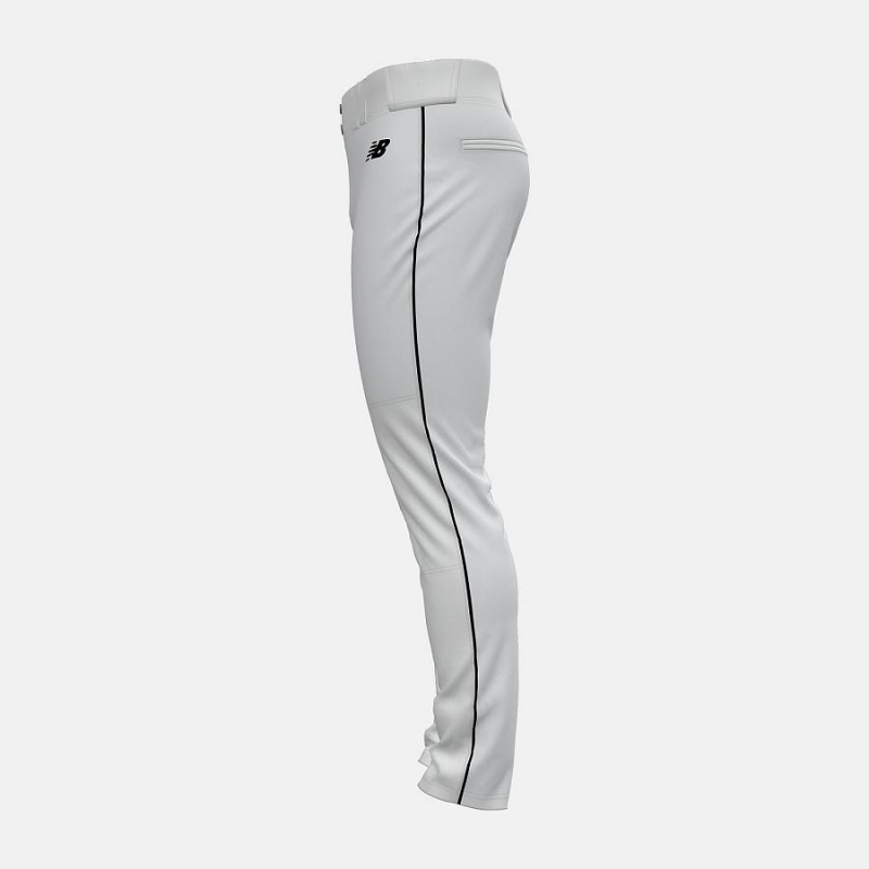 Pantalon New Balance Adversary 2 Baseball Piped Tapered Hombre Blancas | EC 1380TV
