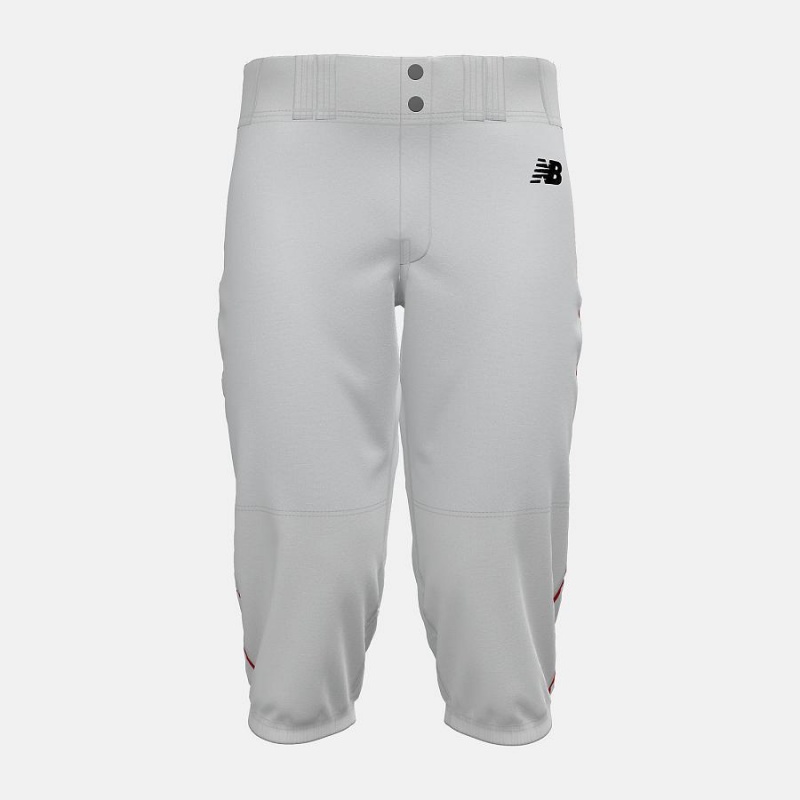 Pantalon New Balance Adversary 2 Baseball Piped Knicker Athletic Hombre Blancas | EC 1379RW