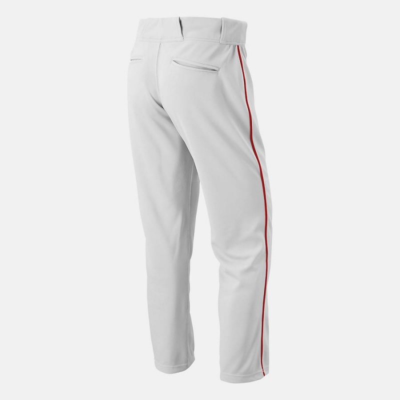 Pantalon New Balance Adversary 2 Baseball Piped Athletic Hombre Blancas | EC 1378EX