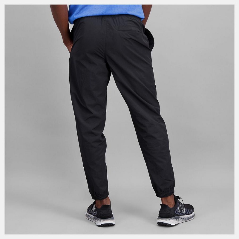 Pantalon New Balance Athletics Higher Learning Wind Hombre Negras | EC 1385PQ
