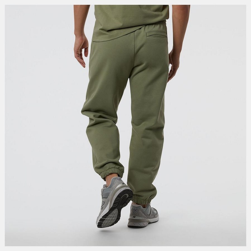 Pantalon New Balance Athletics Nature State Sweatpant Hombre Verde Oliva | EC 1386AP