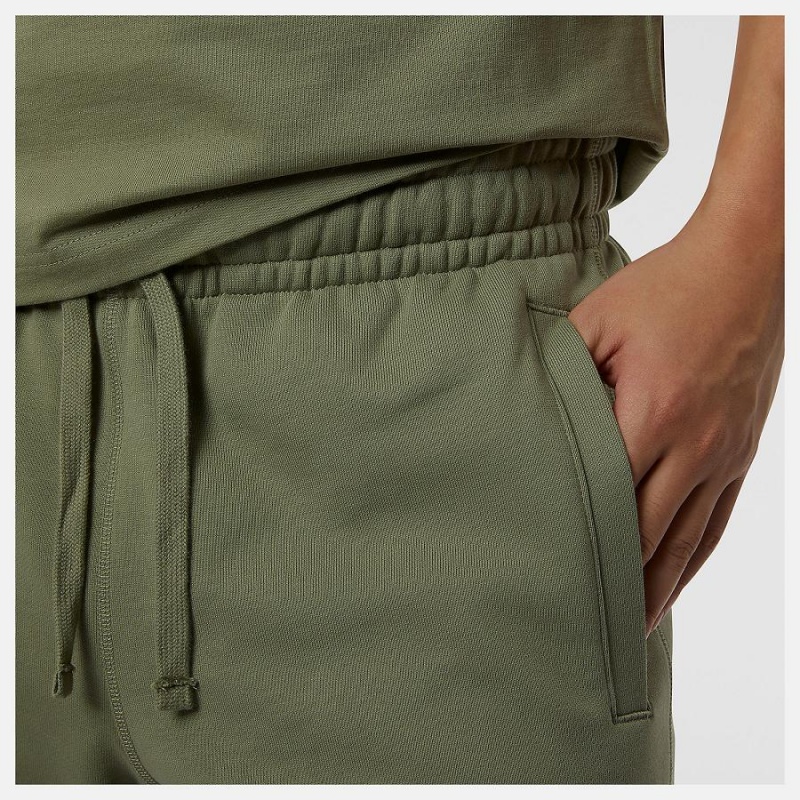 Pantalon New Balance Athletics Nature State Sweatpant Hombre Verde Oliva | EC 1386AP