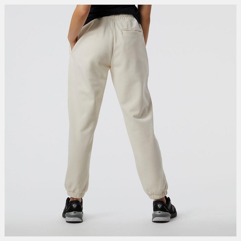 Pantalon New Balance Athletics Nature State French Terry Sweatpant Mujer Blancas | EC 2093HK