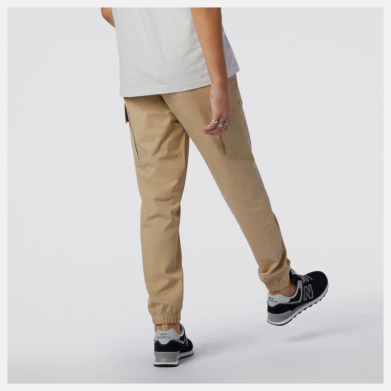 Pantalon New Balance Athletics Woven Cargo Hombre Kaki | EC 1388DN