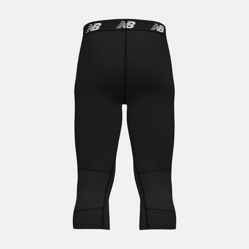 Pantalon New Balance Baselayer 3/4 Tight Hombre Negras | EC 1389FM