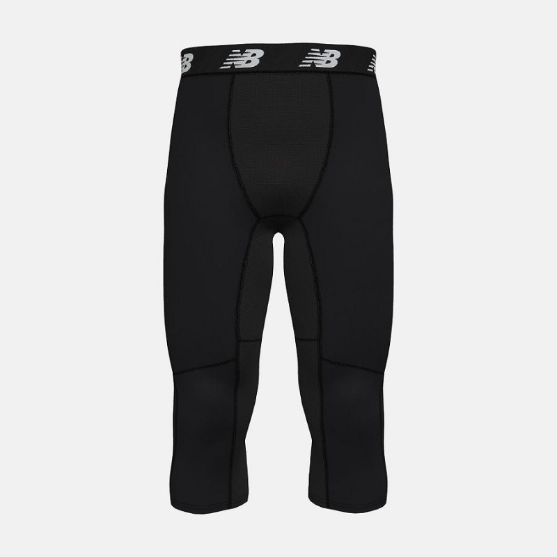 Pantalon New Balance Baselayer 3/4 Tight Hombre Negras | EC 1389FM