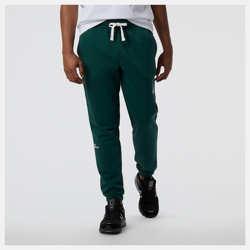 Pantalon New Balance Essentials Magnify Fleece Hombre Negras | EC 1391HK